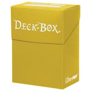 Ultra Pro Deck Box Solid Yellow