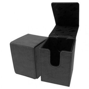 Ultra PRO Deckbox Alcove Flip Suede Jet