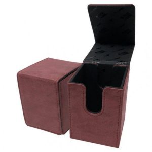Ultra PRO Deckbox Alcove Flip Suede Ruby