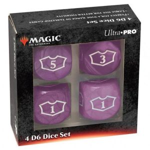 Ultra Pro Magic The Gathering Deluxe Loyalty Dice Black (purple)