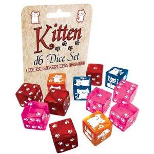 Steve Jackson Games 16mm 12d6 Kitten Dice