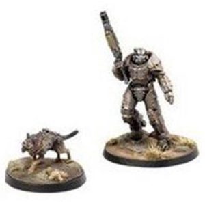 Fallout Wasteland Warfare Survivors X-01 Survivor & Dogmeat