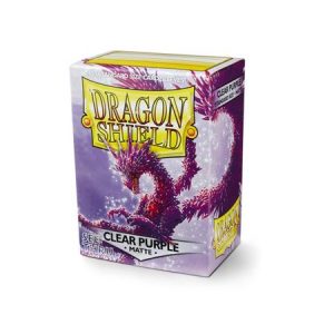 Dragon Shield Sleeves Standard Matte Clear Purple