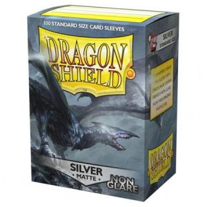 Dragon Shield Sleeves Standard Matte Non-Glare Silver