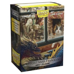 Dragon Shield Sleeves Art Classic Christmas Dragon