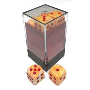 Chessex 16mm D6 Festive Sunburst/Red