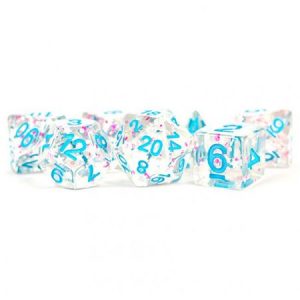 MDG 7-Die Set 16mm Resin Clear Confetti