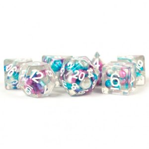 MDG 7-Die Set 16mm Resin Pearl Gradient Purple/Teal/White