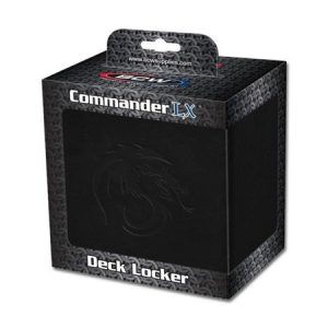 BCW Deckbox Deck Locker Commander LX Black
