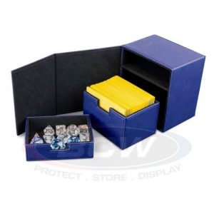 BCW Deckbox Deck Locker Commander LX Blue