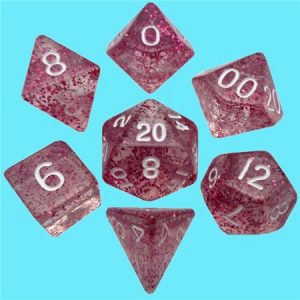 MDG 7-Die Set Ethereal 10mm Light Purple/White