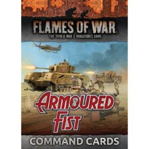 Flames Of War Armoured Fist Command Cards
