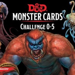 Dungeons & Dragons 5th Edition Monster Cards Challenge 0-5 (GF9)