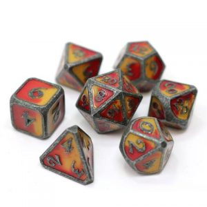 Die Hard Dice 7 Die Set Spellbinder Brimstone