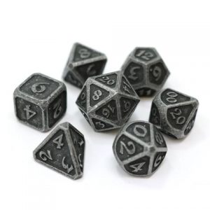 Die Hard Dice 7 Die Set Mythica Dark Iron