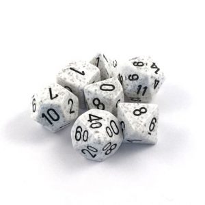 Chessex 7 Die Set Speckled Arctic Camo