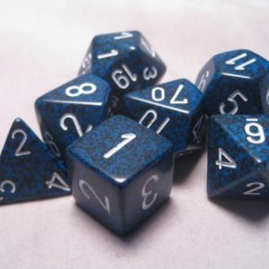 Chessex 7 Die Set Speckled Stealth