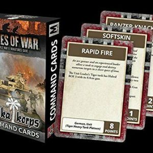 Flames Of War Afrika Korps Command Cards