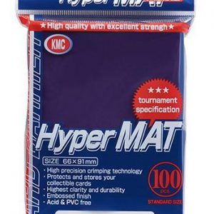 KMC Hypermat Matte Purple 100 Count Standard Size