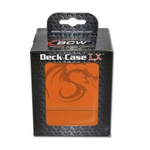 BCW Deckbox Deck Case LX Orange Classic