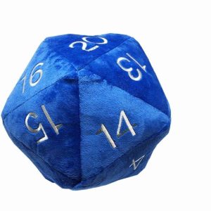 Ultra Pro Plush Jumbo D20 Die Blue/White