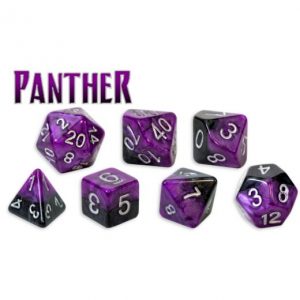 Gate Keeper Games 7-Die Set Halfsies Panther