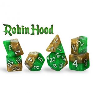 Gate Keeper Games 7-Die Set Halfsies Robin Hood