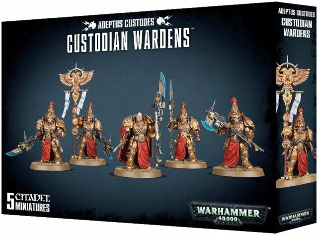 Warhammer 40000 Adeptus Custodes Custodian Wardens – Serenity Hobbies