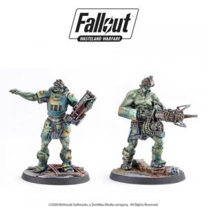Fallout Wasteland Warfare Super Mutants Overlord and Fist
