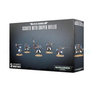 Warhammer 40000 Space Marines Scouts With Sniper Rifles