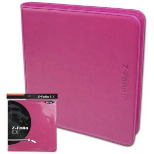 BCW Portfolio Z-Folio 12 Pocket Zippered LX Pink