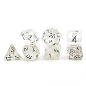 Gate Keeper Games 7-Die Set Neutron Ice