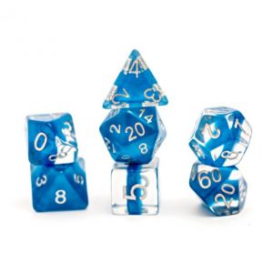 Gate Keeper Games 7-Die Set Neutron Power Teal