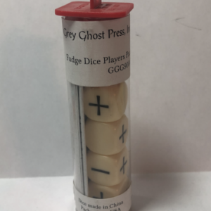 Grey Ghost Press Fudge Dice Ivory (4)