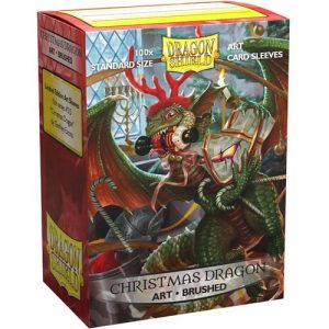 Dragon Shield Sleeves Art Brushed Christmas Dragon