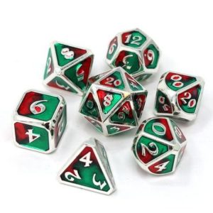 Die Hard Dice 7 Die Set Spellbinder Holly Daze