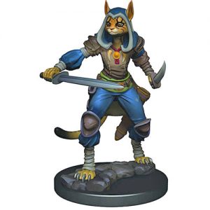 Dungeons & Dragons Miniatures Icons Of The Realms Premium Figures W3 Tabaxi Female Rogue