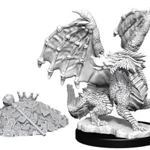 Dungeons & Dragons Nolzur’s Marvelous Miniatures W10 Red Dragon Wyrmling (Unpainted)
