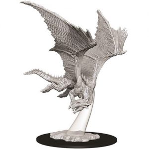 Dungeons & Dragons Nolzur’s Marvelous Miniatures W9 Young Bronze Dragon (Unpainted)