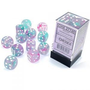 Chessex 16mm D6 Nebula Luminary Wisteria/White