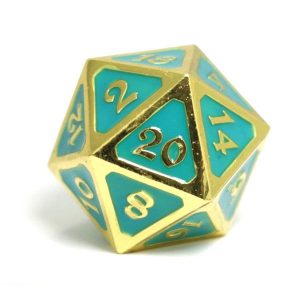 Die Hard Dice D20 Dire AfterDark Neon Surf