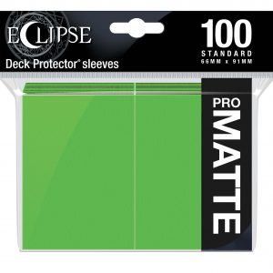 Ultra Pro Eclipse Pro Matte Deck Protector Sleeves (100) Lime Green
