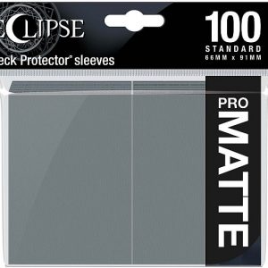 Ultra Pro Eclipse Pro Matte Deck Protector Sleeves (100) Smoke Gray