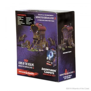 Dungeons & Dragons Miniatures Icons Of The Realms Monster Menagerie II Adventurer’s Campsite Premium Set