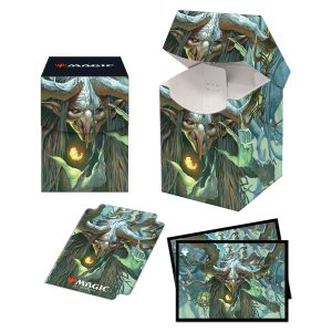 Ultra Pro Deckbox Pro-100+ With 100 Sleeves aw14604 (Strixhaven Commander Witherbloom)