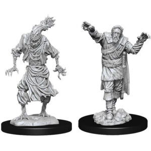 Dungeons & Dragons Nolzur’s Marvelous Miniatures W14 Scarecrow & Stone Cursed (Unpainted)