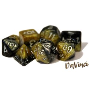 Gate Keeper Games 7-Die Set Halfsies DaVinci