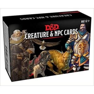 Dungeons & Dragons 5th Edition Monster Cards Creature & NPC (GF9)