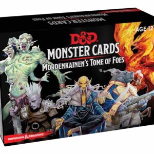 Dungeons & Dragons 5th Edition Monster Cards Mordenkainen’s Tome Of Foes (GF9)
