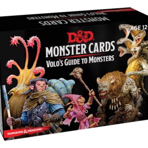 Dungeons & Dragons 5th Edition Monster Cards Volo’s Guide To Monsters (GF9)